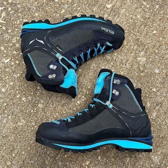 Salewa Crow GTX High Rise Hiking Shoes Women’s Sz 7 excellent condition - Picture 2 of 11